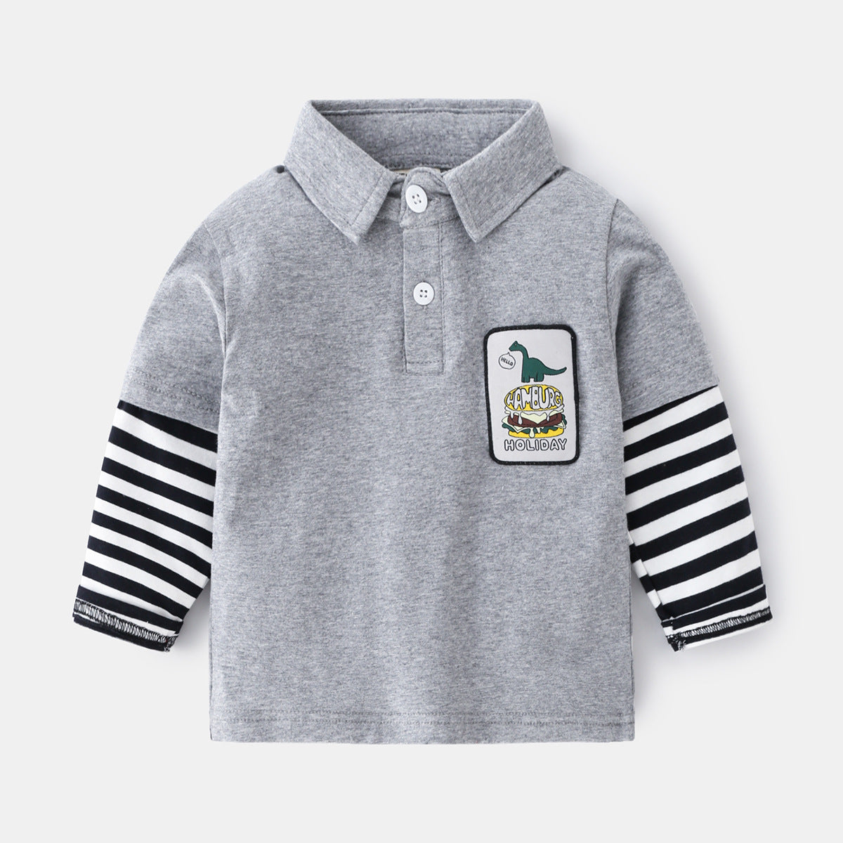 Long Sleeve T-Shirt  Cartoon Long Sleeve Tee Trendy Baby Clothes