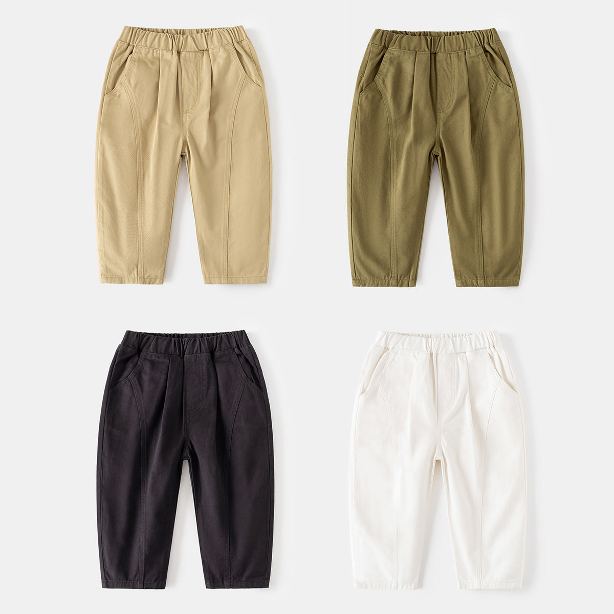 Casual Loose Pants  Long Trousers Children's Pants Medium and Small Sizes Drop Shipping