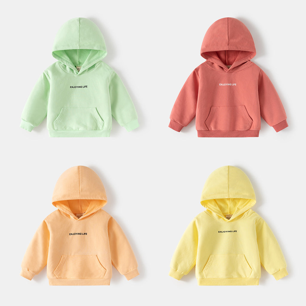 Children's Hoodie Casual  Unisex Hooded Sweatshirt for Boys and Girls