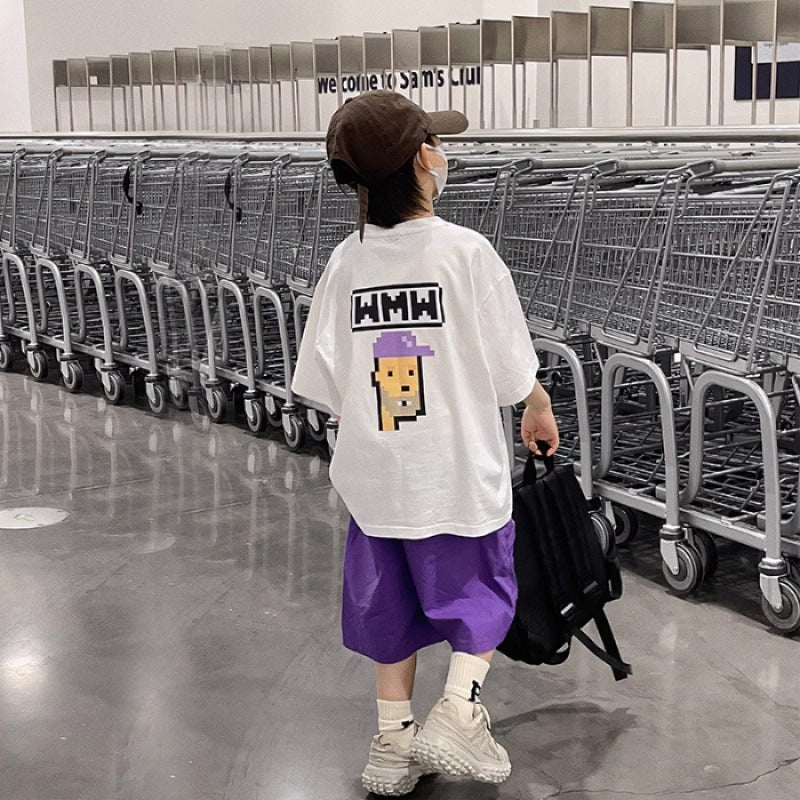 Casual Short Sleeve T-Shirt for Boys  Kids Top