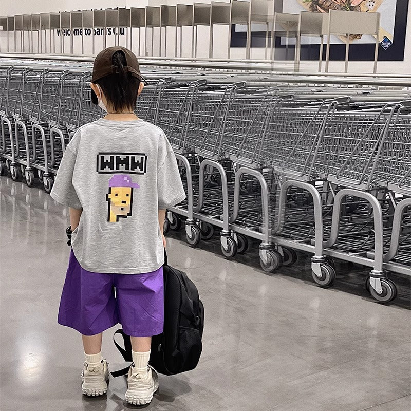 Casual Short Sleeve T-Shirt for Boys  Kids Top