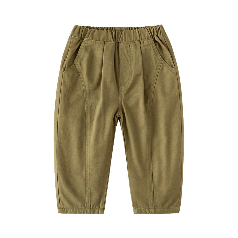 Casual Loose Pants  Long Trousers Children's Pants Medium and Small Sizes Drop Shipping