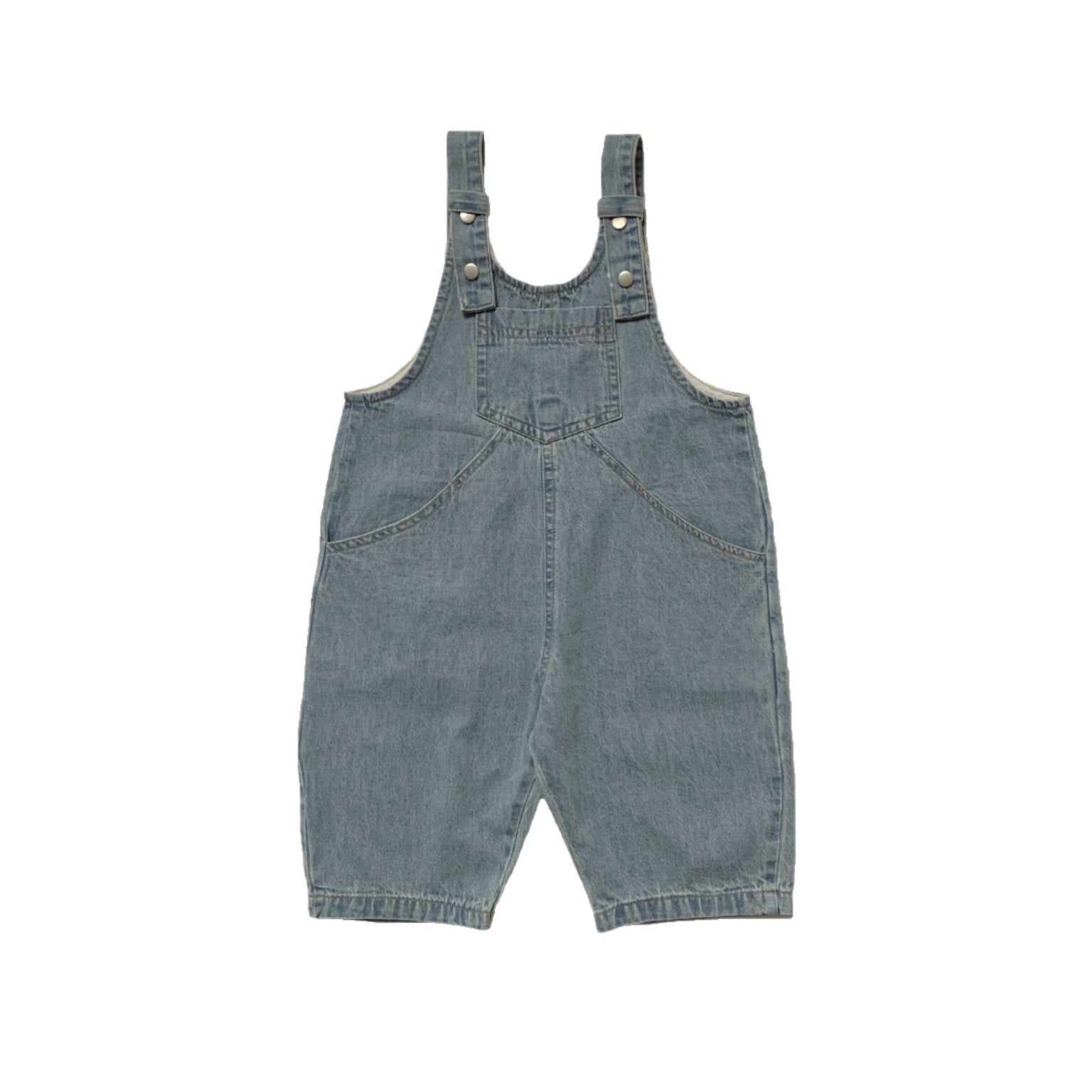 Cotton thin denim overalls